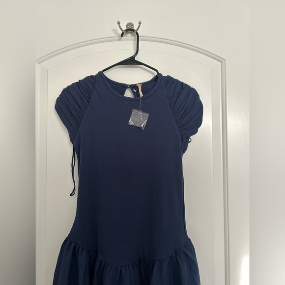 Free People Afternoon Elegance Flowy Midi Dress size small NWT - Picture 7 of 14